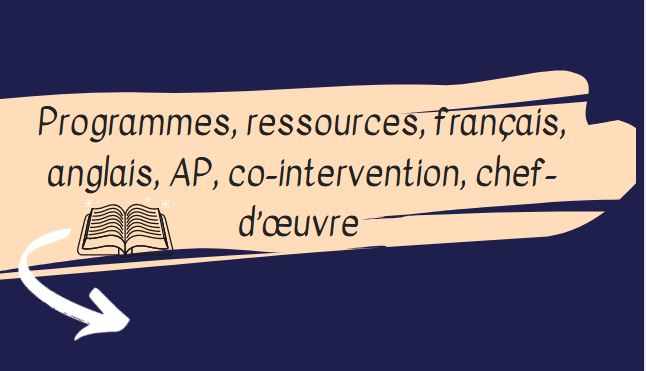 Programmes, ressources en français
