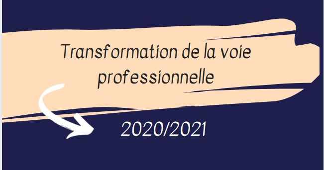Transformation De La Voie Professionnelle Et Familles De Métiers Transformation De La Voie 3594
